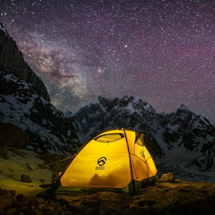 Tent in The Himalayas by Paddy Scott